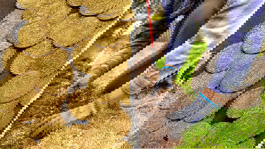 Couple stunned as Tudor-era treasure surfaces beneath their backyard garden