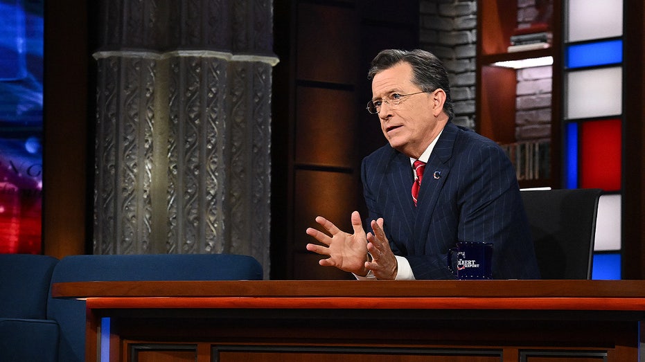 Stephen Colbert mocked by Variety over 'ego trip' as guests kiss his ring before May exit